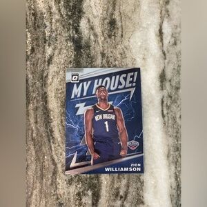 2019-20 Panini Donruss Optic My House Zion Williamson #15 Rookie RC